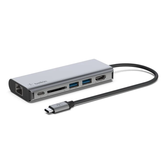 Adaptateur USB-C Belkin Connect Multiport 6-in-1